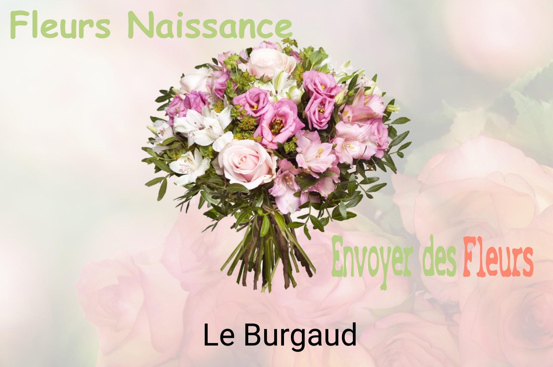 Bouquet de fleurs de naissance livré à Le Burgaud